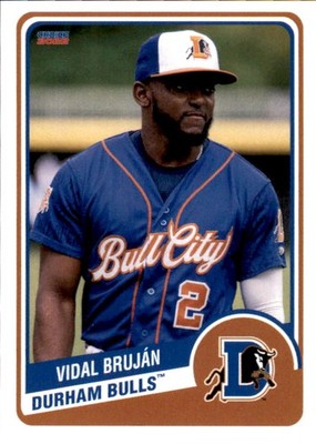 2022 Durham Bulls Choice #5 Vidal Brujan Dominican Republic DR NM Baseball Card
