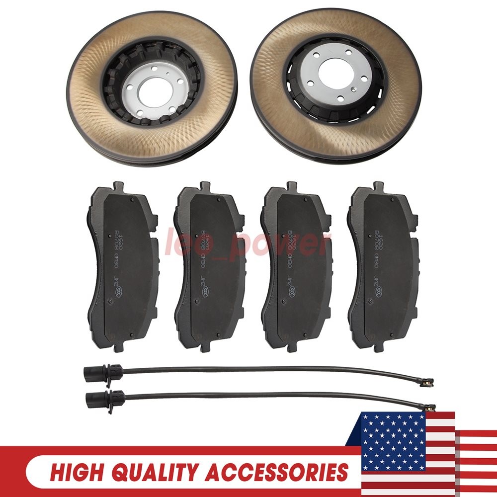 NEW Front brake pads and rotors for 2017-2021 Bentley Bentayga 6.0 3.0 4.0L