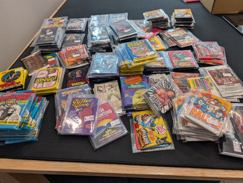 200 New Sealed Vintage 80’s 90’s 00’s Non Sports Trading Card Packs TV Movies