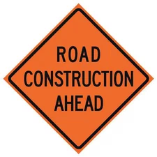 Eastern Metal Signs And Safety 669-C/36-Emo-Ra Road Construction Ahead Traffic