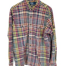 Polo by Ralph Lauren western button down plaid shirt size L