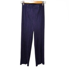 ISSEY MIYAKE PLEATS PLEASE Pant Navy Blue Casual Pants Size 1