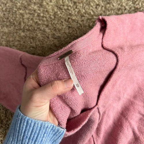 FREE PEOPLE Take Me Places Pullover In Pink - Picture 6 of 6