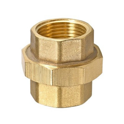 1PT Female Threaded Brass Pipe Union Connector Coupling Fitting 48mm