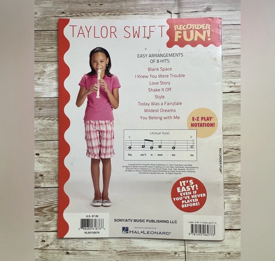 Paquete de 6 libros de canciones grabadoras de música que incluyen Taylor Swift, Disney Frozen, Tangled Foto 3 de 4