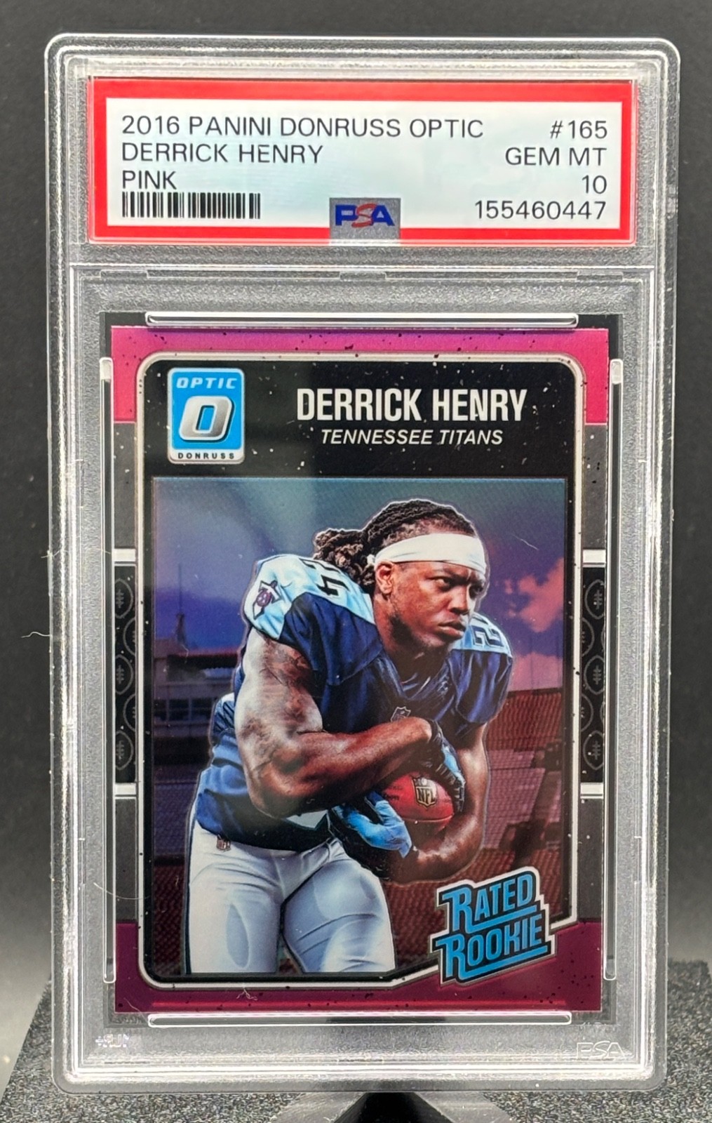Derrick Henry Panini Donruss Optic #165 Pink