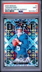 2025 Panini Mosaic Jaxson Dart Intro Silver No Huddle Prizm #2 PSA 9 Mint