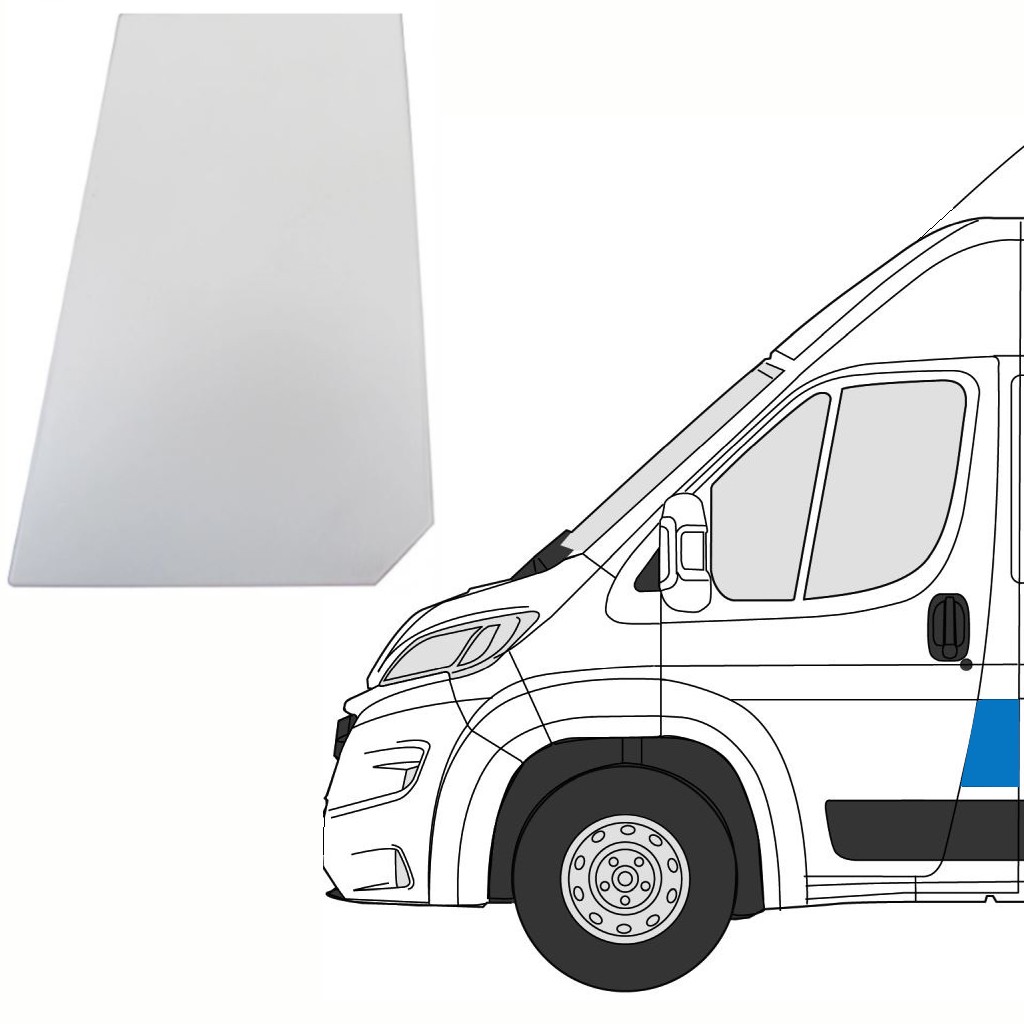 Fuel filler flap EURO 6 ADBLUE for Opel Movano 2021- / Left