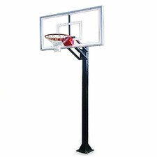 First Team Champ Nitro Adjustable Basketball Goal | Bolt Down-  w/36x60 Glass...