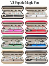 V2 Reusable Magic peptide Injection Pen KIT with case 60u  3 tips  3ml Cartrid
