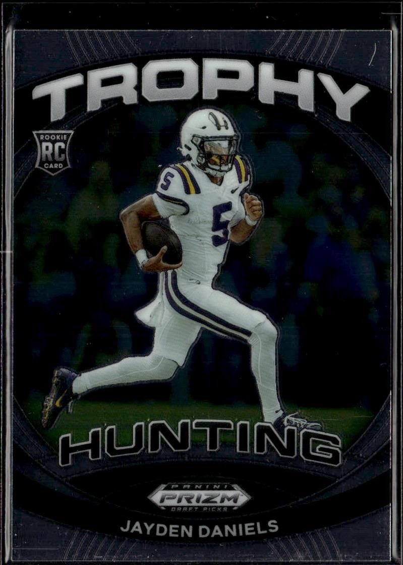 2024 Panini Prizm Draft Picks - Trophy Hunting #TH-JDS Jayden Daniels