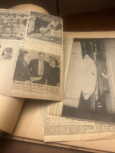 Vintage Circa 1947 Bklyn Dodgers, NY Giants, Yanks HOF, & more Scrapbook - Picture 19 of 19
