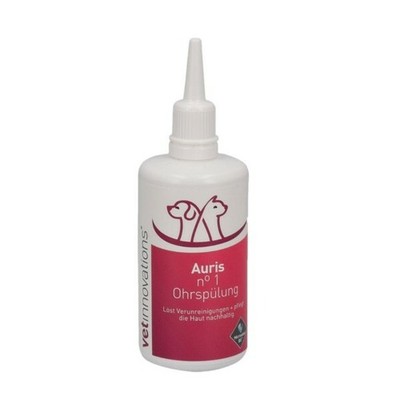 VetInnovations Auris No. 1 Ohrreiniger 110ml Hunde Katzen Mikrosilber Ohrspülung