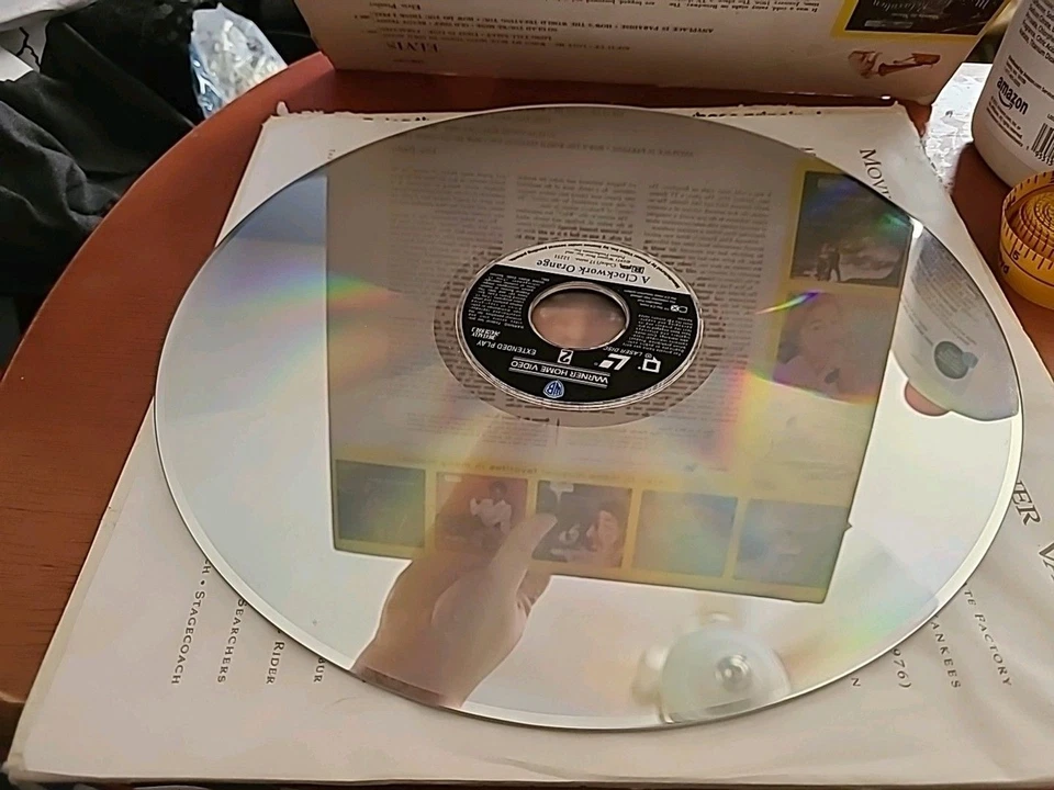Clockwork Orange Laserdisc 2 Disc Extended Play LD Stanley Kubrick Foto 3 de 4