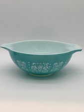 PYREX Amish Butterprint Cinderella 4 Qt Turqu...