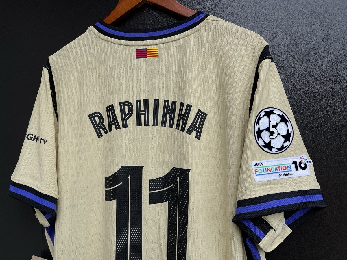 25/26 FC BARCELONA x Kobe Bryant Match Away UCL Jersey RAPHINHA