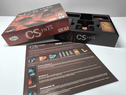 CS Files Brettspiel Deduktion Mordfall Boardgame Jolly Thinkers OVP komplett EN - Bild 3 von 13