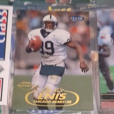 Fleer 1998 Tradition Curtis Enis Chicago Bears #228 Rookie Football Card. rookie card picture