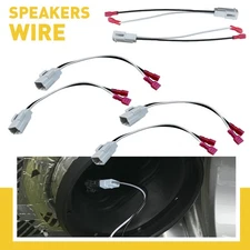 6 Car Door Speaker Wire Harness Adaptor For Dodge RAM Dart Journey RAM 1500/2500