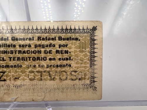 1915 10 Centavos Territory of Tepic Note. Lot.16 - Picture 6 of 6