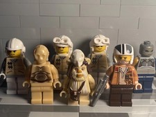 Lego Star Wars Logray C-3PO Poe Shahan Alama Rebel Hoth Troopers Minifigura Lote