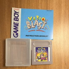 Nintendo Wario Blast Featuring Bomberman! (Game Boy) Cart Manual NTSC-U/C KA