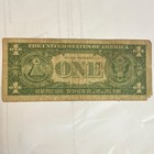US $1 Banknote Serial E41554353A Circulated Uncertified — photo 2