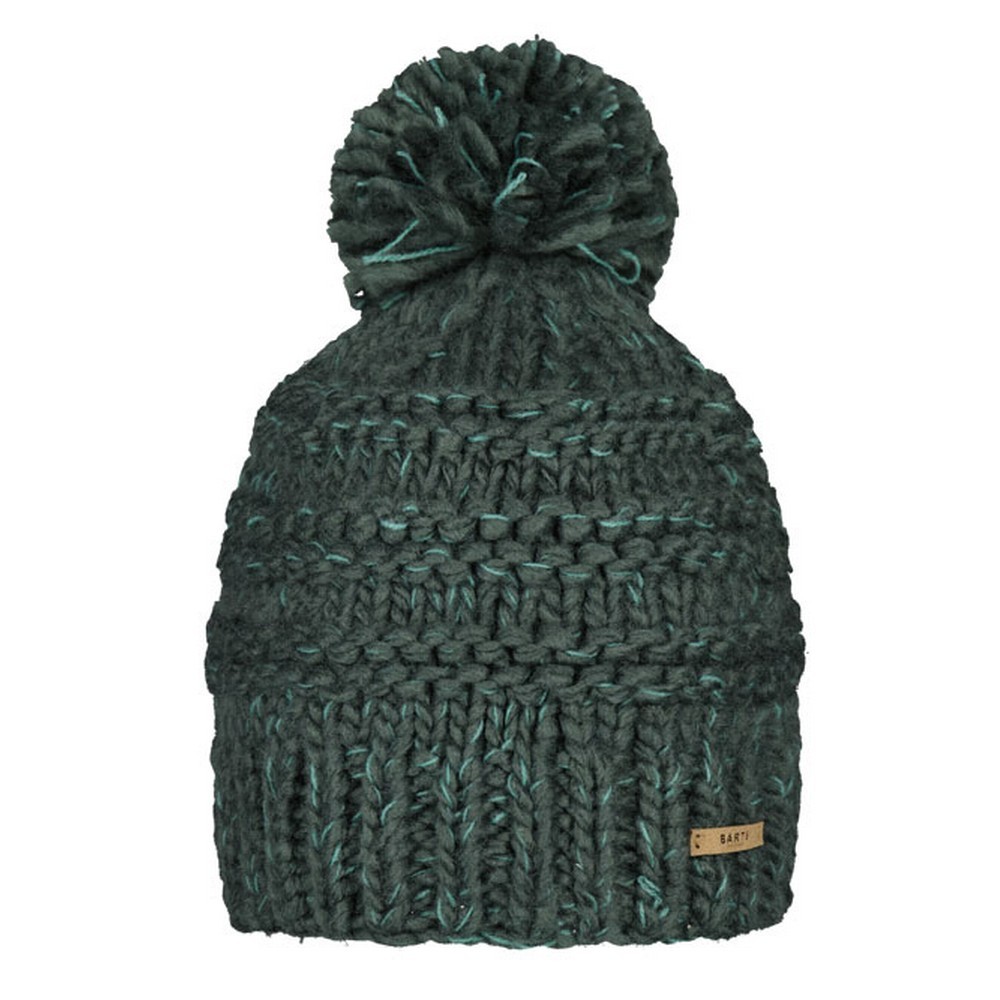 Womens Barts Jasmin Knit Bobble Beanie Ski Hat Cedar