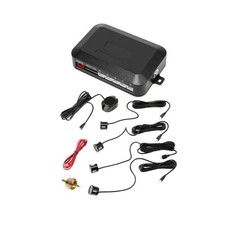 Rückfahrwarner Auto 4 Sensoren Auto Schwarz Universal Rückfahrwarner PDC
