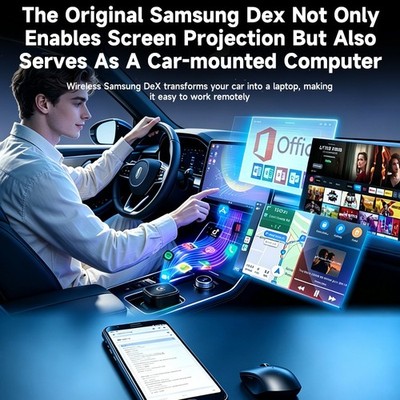5in1 wireless carplay Android auto adapter Samsung Dex Screen Mirroring