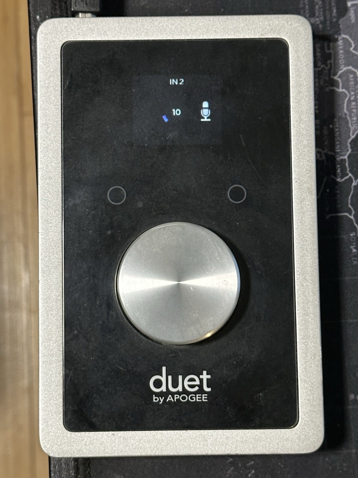 Ui Audio Knob Apogee Duet 2 Audio Interface with input and output cables (Working ...