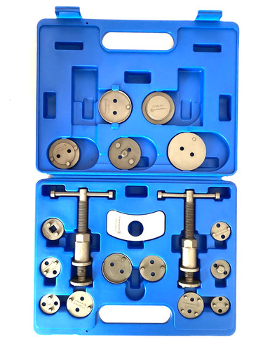Cornwell Universal 18 Piece Disc Brake Caliper Set Snap Latch Case CTGBC18 MINT