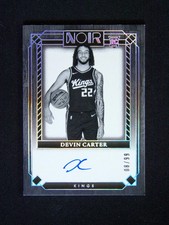 Devin Carter 2024-25 Panini Noir #400 RC Rookie Auto #08/99