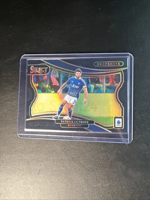 Patrick Cutrone 2024-25 Panini Select Serie A Black Snapshots #8 - Como 1907 1/1