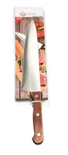 8" Blade ovetall 12.5" Wood Handle Chef Meat Knife Stainless Steel Blade Quality