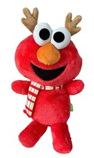 Sesame Street ELMO Reindeer w Scarf Baby's First Plush 16" Christmas Stuffed Toy