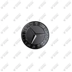 Gloss Black Mercedes Benz 57mm Replacement Front Bonnet Emblem Badge C E S AMG