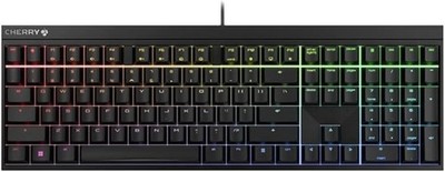 CHERRY MX 2.0S, Wired Gaming Keyboard with RGB Lighting,