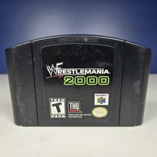 WWF Wrestlemania 2000, (N64) AUTHENTIC Tested Nintendo 64 Wrestling