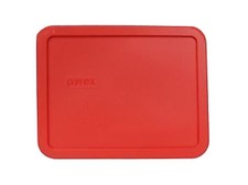 Pyrex 7211-PC 6-Cup Red Food Storage Replacement Lid - Made in USA 1 Pack,