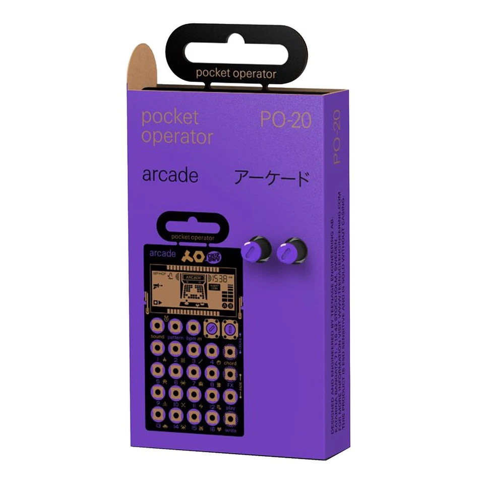 Teenage Engineering x Cheap Monday - Pocket Operator PO-20 Arc... Black / Purple - Bild 3 von 4