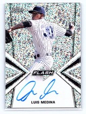 2019 Leaf Luis Medina BA-LM1 Flash On-Card Auto Yankees