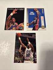 Karl Malone Basketball Card Lot (3) Olympic Cards