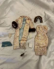 Vintage 1959 Barbie #961 Evening Splendor Near Complete Brocade Set
