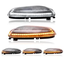 Switchback LED Side Mirror Signal Light Compatible with 2009-2018 Clear Lense