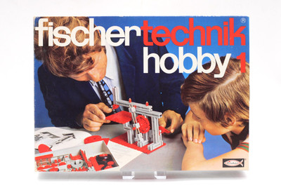 Fischertechnik Hobby 1 Grundkasten mit Anleitung & OVP Vintage Baukasten