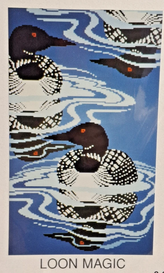 Tom Taylor LOON MAGIC Gift of Nature Counted Thread Cross Stitch Chart, PG - Image 2 of 2