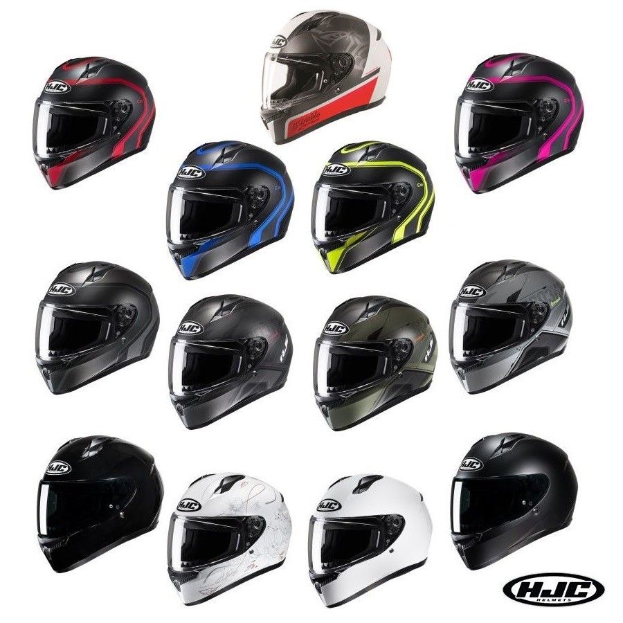 HJC C10 Full Face Street Motorcycle Riding Helmet - Pick Size