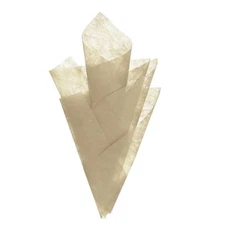 11.8 Inches Tissue Flower Wrapping Paper, 120 Sheets Floral Wraps, Brown