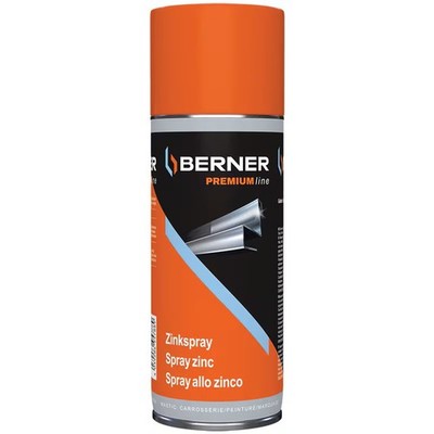 Zinc Spray Premium 400 ml Spray Can Welding Rust Protection Bern Metal Construction 40388